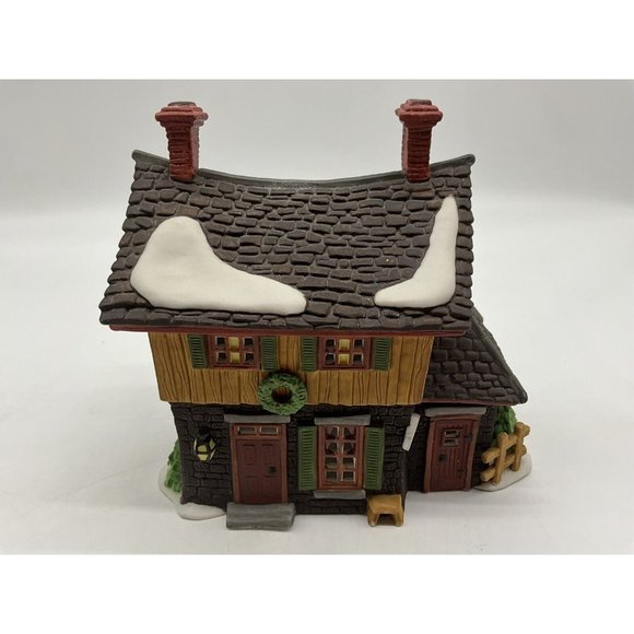 Dept 56 Heritage Village Collection "Ichabod Crane's Cottage" Retired Porcelain - Picture 7 of 16